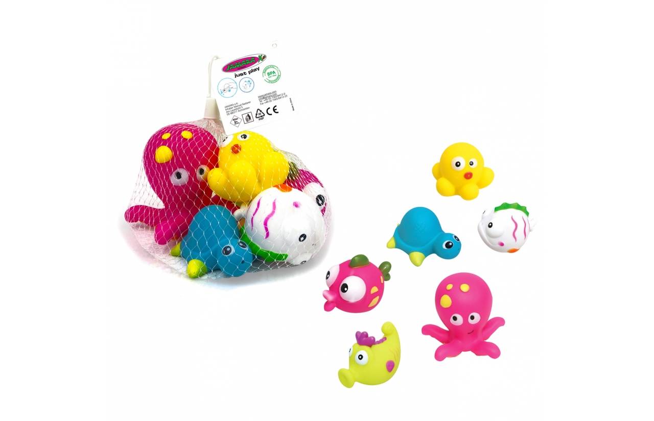 Jamara Marine creatures, Badespielzeug, Junge/Mädchen, 0,5 Jahr(e), Gemischte Farben