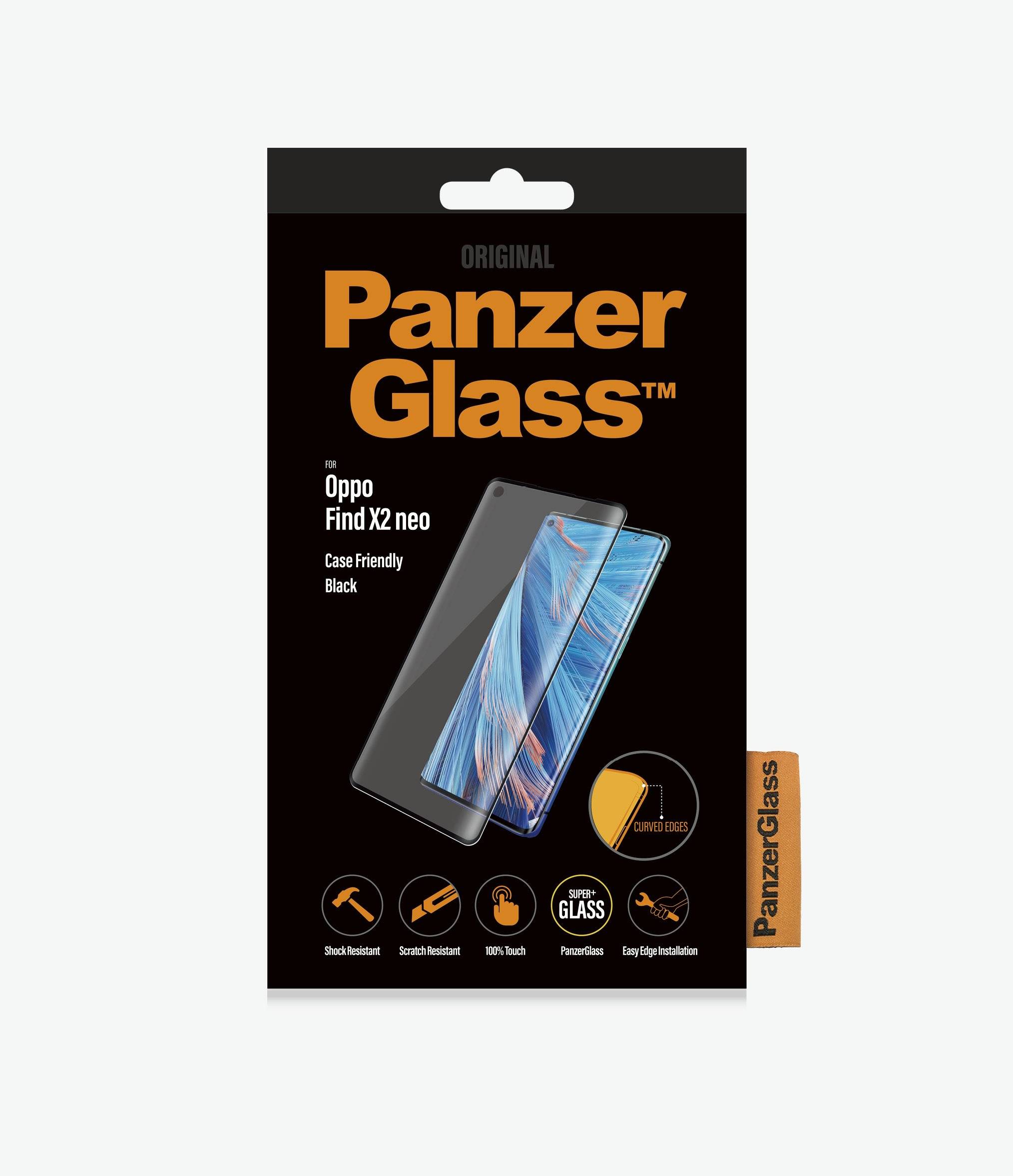 PanzerGlass 7064, Klare Bildschirmschutzfolie, Handy/Smartphone, Oppo, Find X2 Neo, Kratzresistent, Transparent