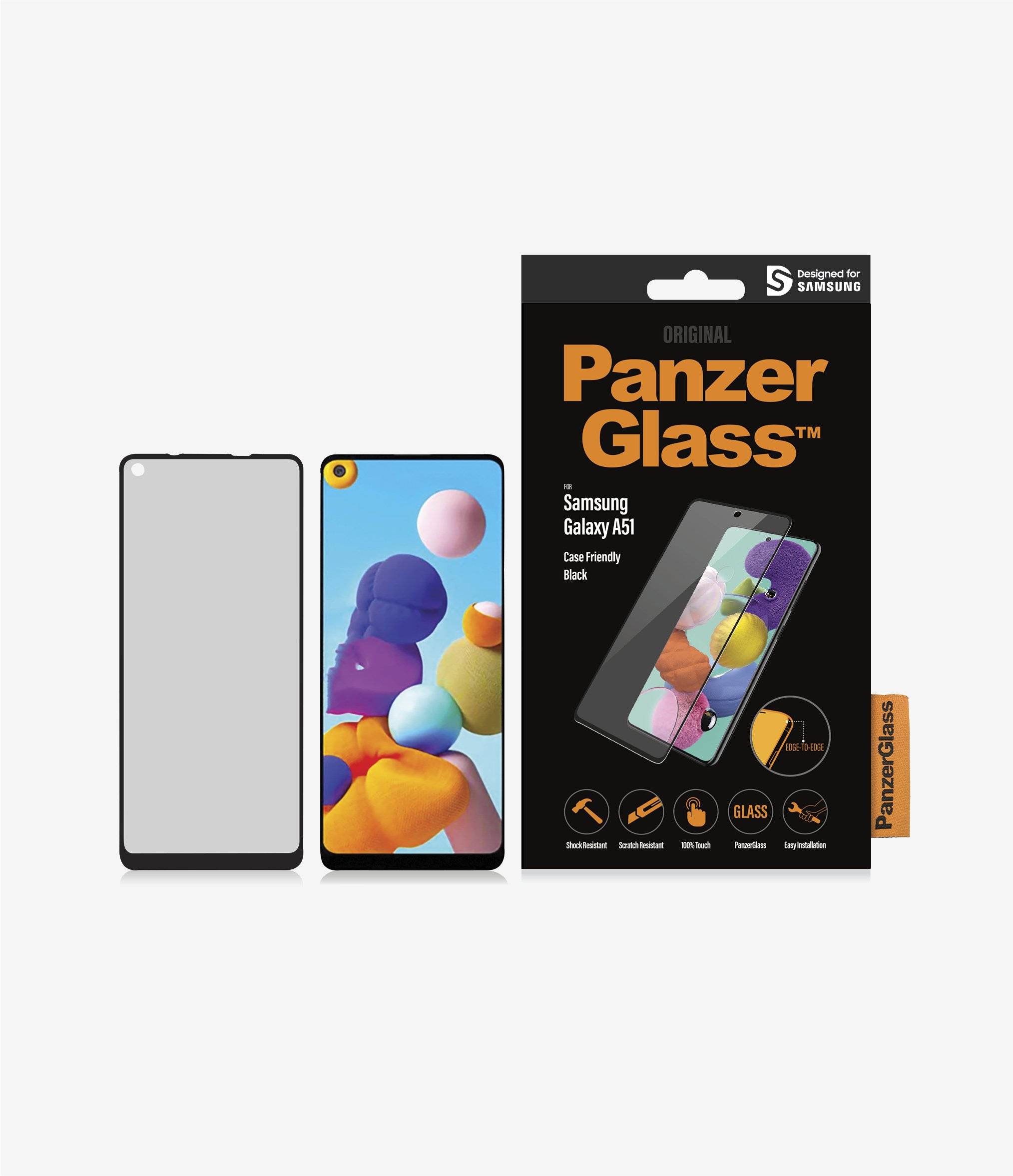 PanzerGlass 7218, Klare Bildschirmschutzfolie, Handy/Smartphone, Samsung, Galaxy A21, Kratzresistent, Transparent