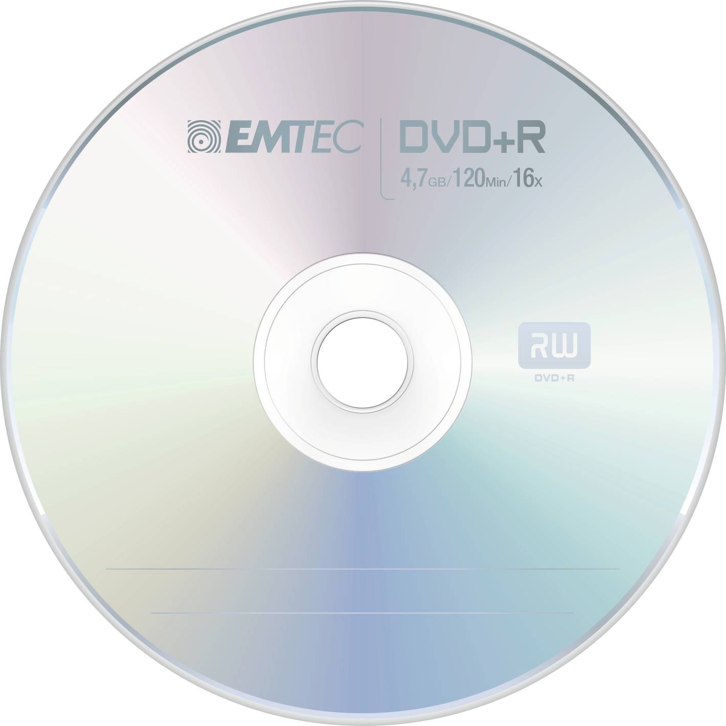 EMTEC - 25 x DVD-R - 4.7 GB (120 Min.) 16x - Silber