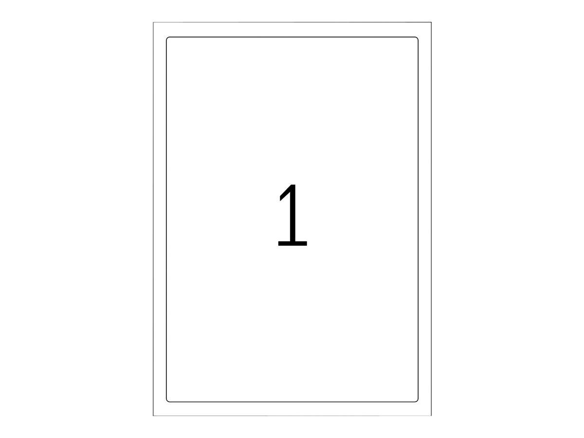 HERMA Special - Selbstklebend - weiß - 190 x 275 mm 25 Stck. (25 Bogen x 1)