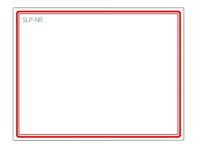 Seiko Instruments SLP-NR - Roter Rand - 54 x 70 mm 160 Etikett(en) (1 Rolle(n)