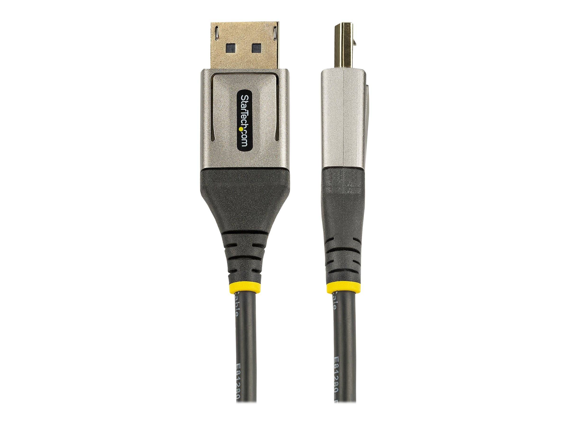 StarTech.com 13ft (4m) VESA Certified DisplayPort 1.4 Cable, 8K 60Hz HDR10, Ultra HD 4K 120Hz DP Video Cable, DisplayPort to DisplayPort Cable, DP