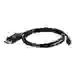 C2G 2m Adapterkabel Mini-DisplayPort auf DisplayPort Stecker/Stecker - Schwarz - DisplayPort-Kabel - Mini DisplayPort (M)