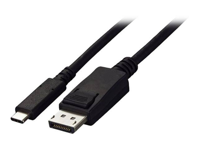 USB-C zu HDMI-Adapterkabel mit Anschlüssen auf weißem Hintergrund