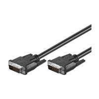 Wentronic Goobay DVI-D FullHD Kabel Dual Link, Schwarz, 5 m