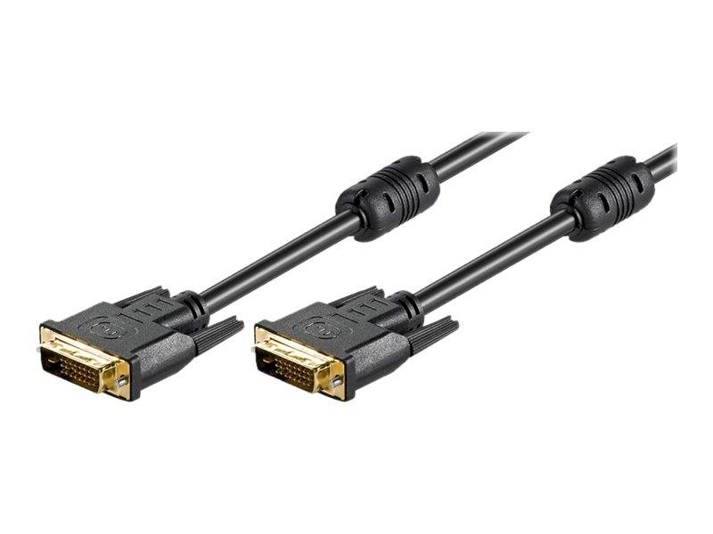 goobay - DVI-Kabel - Dual Link - DVI-D (M) bis DVI-D (M)