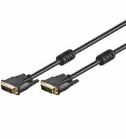 goobay - DVI-Kabel - Dual Link - DVI-D (M) bis DVI-D (M)