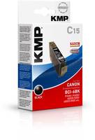 KMP C15 - 17 ml - Schwarz - kompatibel - Tintenpatrone (Alternative zu: Canon BCI-6Bk)