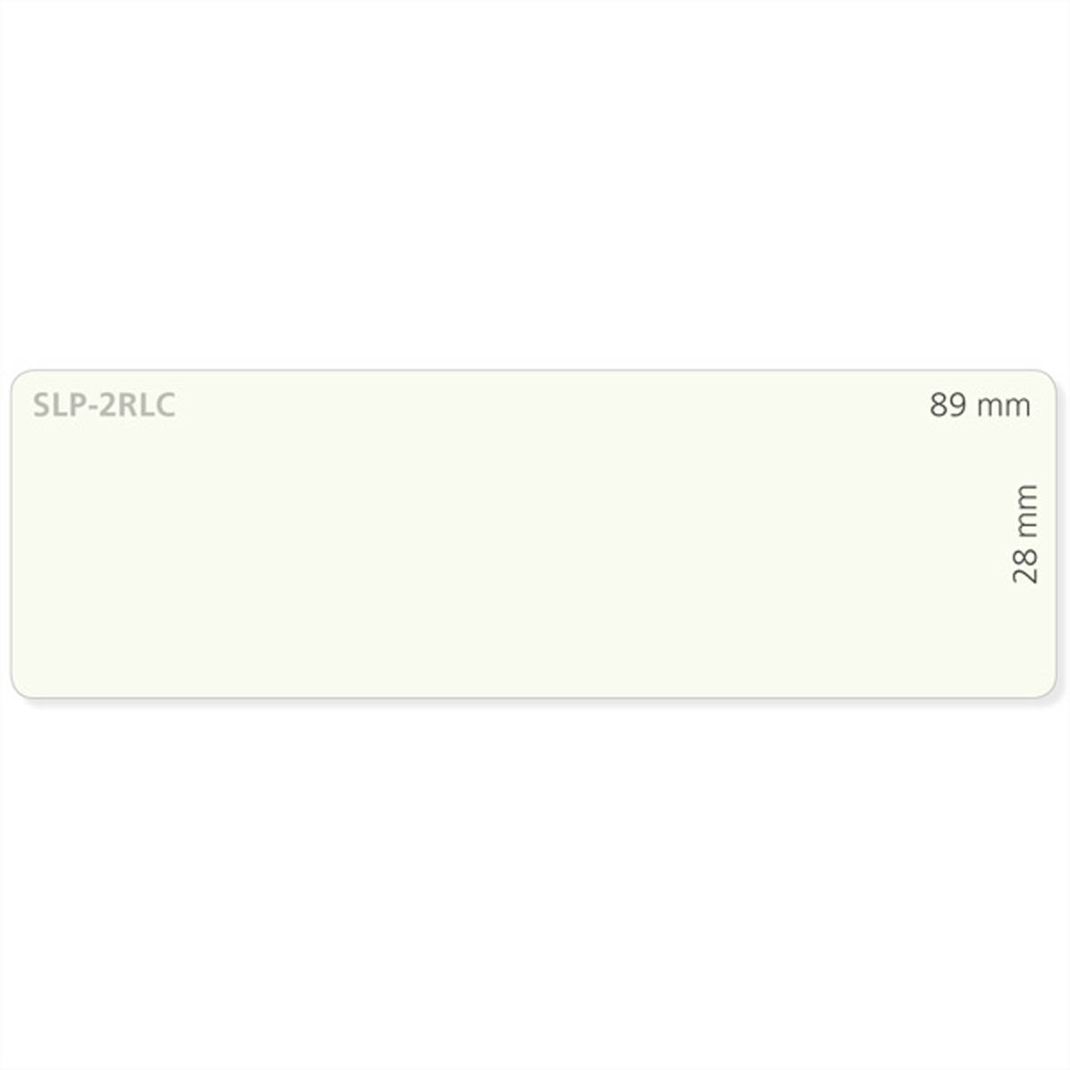 Leeres rechteckiges Etikett mit der Bezeichnung „SLP-2RLC