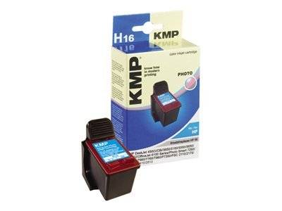 KMP H16 - 17 ml - Photo Color - kompatibel - wiederaufbereitet - Druckpatrone (Foto)