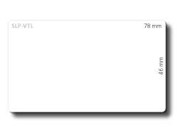 Weiße rechteckige Musterfliese mit der Bezeichnung „SLP-VTL