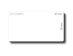 Seiko Instruments SLP-STAMP2 - Klebstoff - weiß - 36 x 67 mm 620 Etikett(en) (2 Rolle(n)