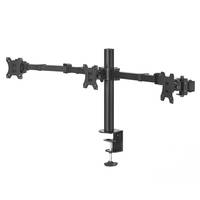 Hama 00118495, Klemme, 25,4 cm (10 Zoll), 68,6 cm (27 Zoll), 100 x 100 mm, Höhenverstellung, Schwarz
