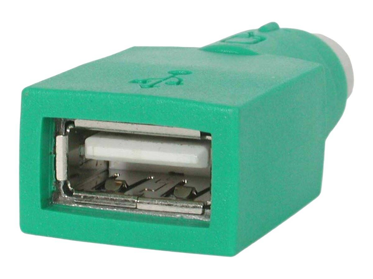 Grüner USB-Adapter mit weiblichem USB-A-Anschluss, dargestellt auf weißem Hintergrund.