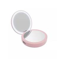 Lotta Power Make-up mirror, Rose, Handy/Smartphone, Tablet, Rund, Lithium Polymer (LiPo), 4000 mAh, USB