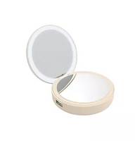 Lotta Power Make-up mirror, Gold, Handy/Smartphone, Tablet, Rund, Lithium Polymer (LiPo), 4000 mAh, USB
