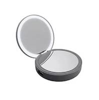 Lotta Power Make-up mirror, Grau, Handy/Smartphone, Tablet, Rund, Lithium Polymer (LiPo), 4000 mAh, USB