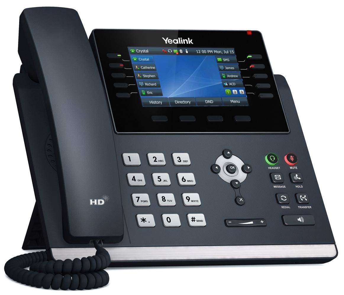 Yealink SIP-T46U - VoIP-Telefon mit Rufnummernanzeige