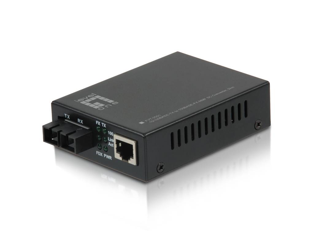 LevelOne FVT-2001 - 100 Mbit/s - 10Base-T - 100Base-TX - 100Base-FX - IEEE 802.3 - IEEE 802.3u - IEEE 802.3x - Schnelles Ethernet - 10,100 Mbit/s