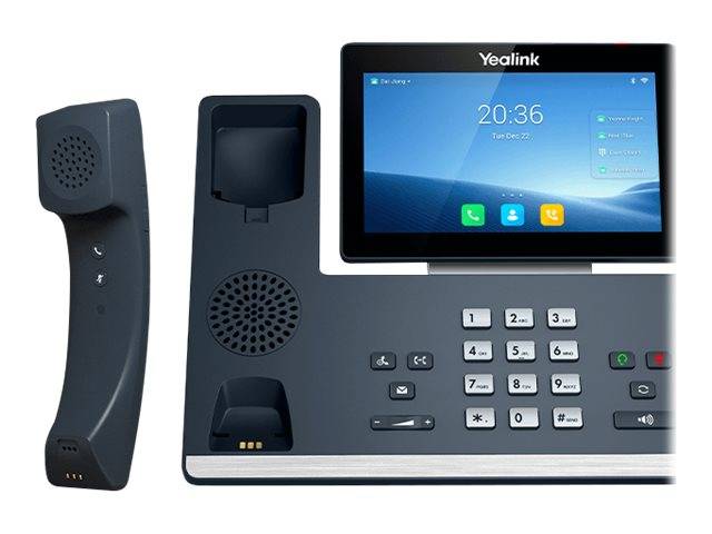 Yealink SIP-T58W - VoIP-Telefon - mit Bluetooth-Schnittstelle mit Rufnummernanzeige