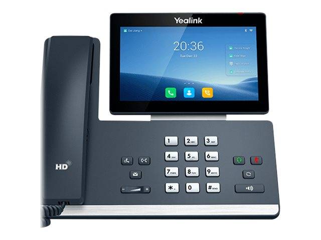 Yealink SIP-T58W - VoIP-Telefon - mit Bluetooth-Schnittstelle mit Rufnummernanzeige