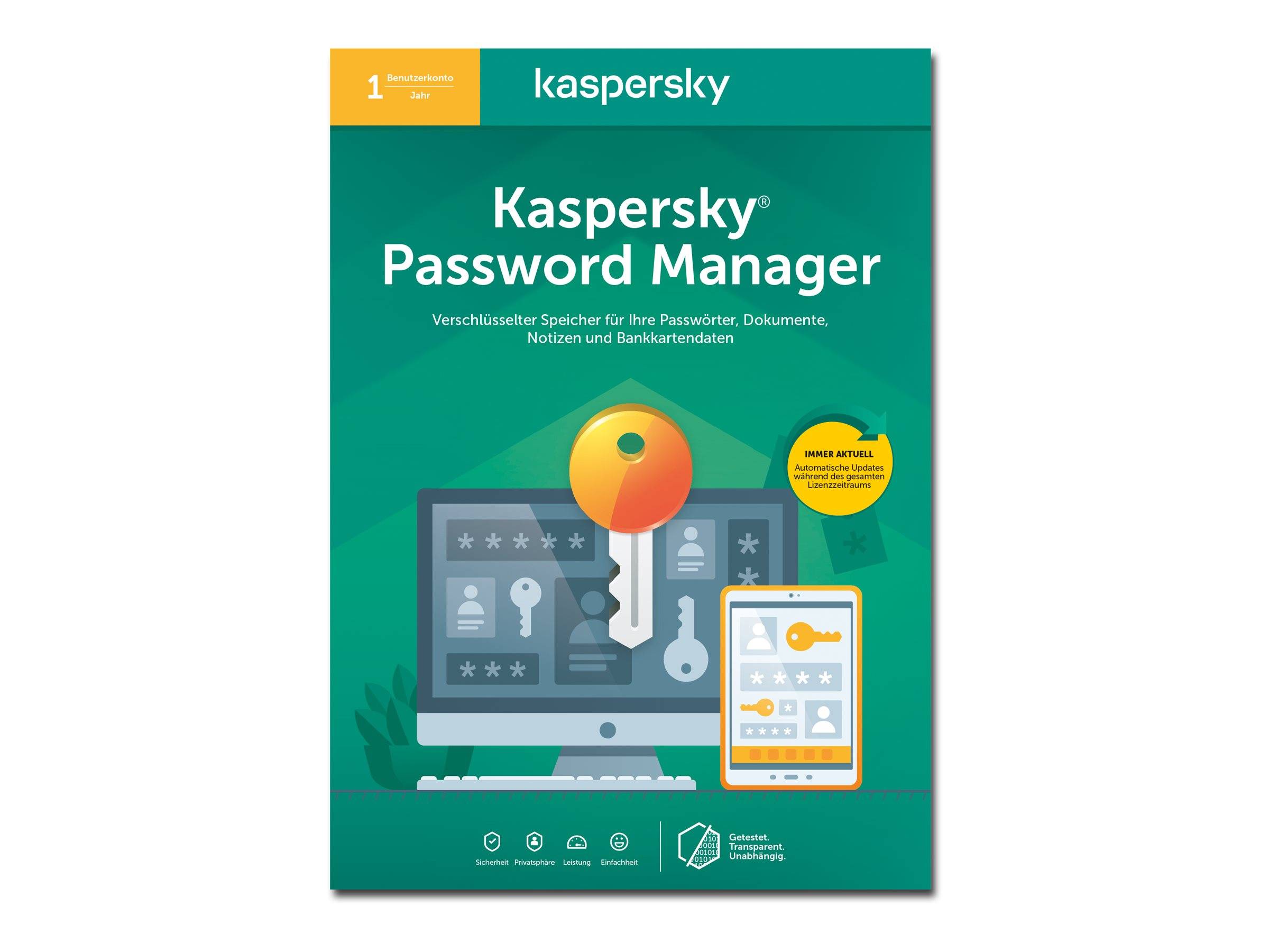 Kaspersky Password Manager - Abonnement-Lizenz (1 Jahr)