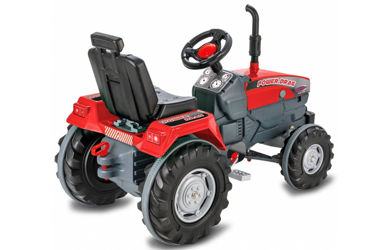 Jamara Pedal Tractor Power Drag, 3 Jahr(e), 4 Rad/Räder, Schwarz, Rot