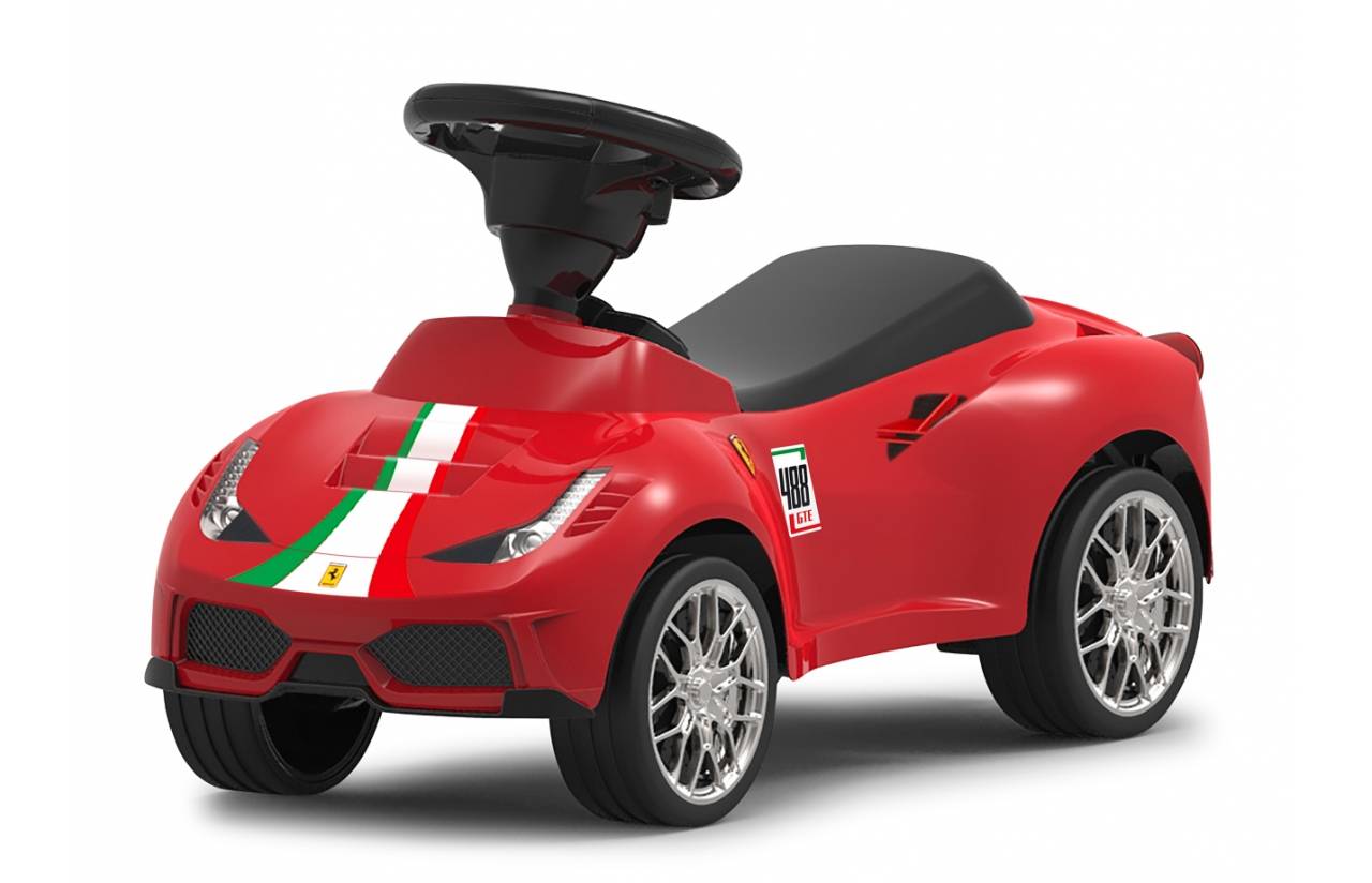 Jamara Ferrari 488 GTE, Drücken, Auto, Junge, 1,5 Jahr(e), 4 Rad/Räder, Schwarz, Rot