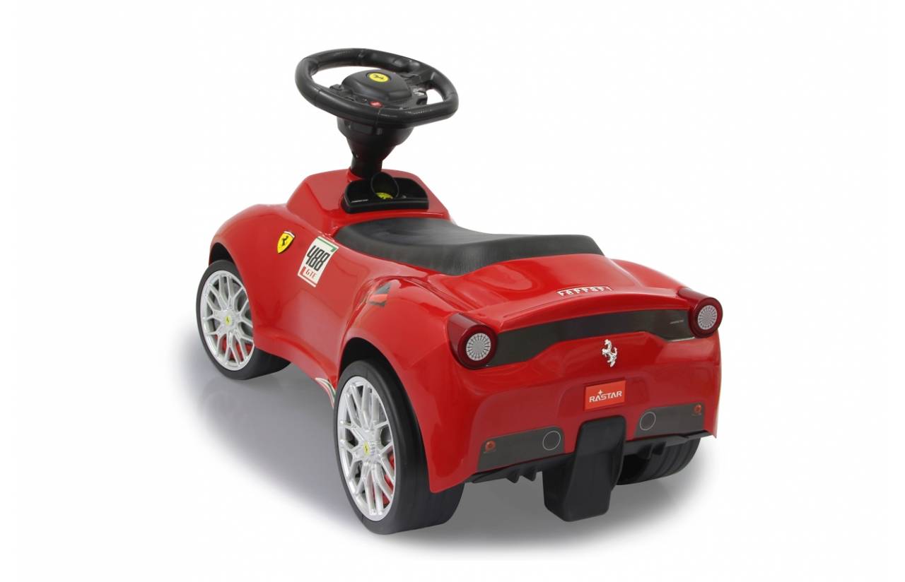 Jamara Ferrari 488 GTE, Drücken, Auto, Junge, 1,5 Jahr(e), 4 Rad/Räder, Schwarz, Rot