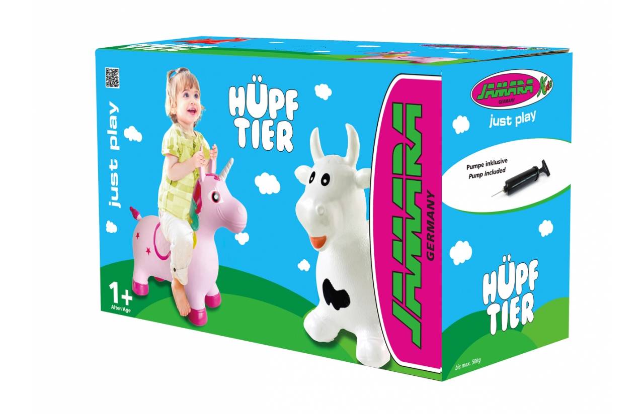 Jamara 460315, Spielzeug in Tierform zum Draufsetzen, Schwarz, Grün, Weiß, 50 kg, 570 mm, 280 mm, 450 mm