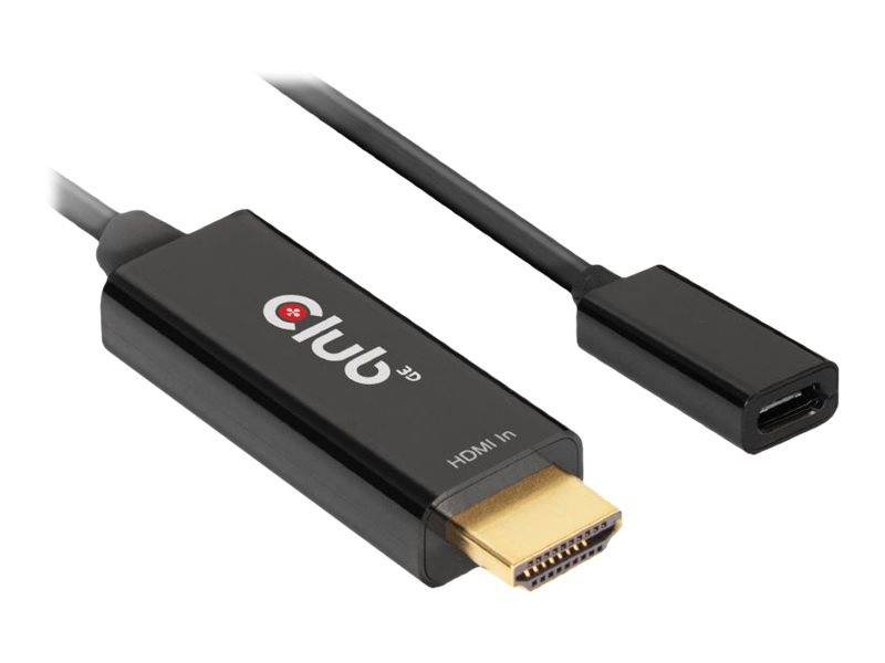 Club 3D Adapterkabel - HDMI männlich zu 24 pin USB-C weiblich