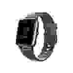 Hama Fit Watch 4900 - Schwarz - intelligente Uhr mit Band - TPU - Blau - Anzeige 3.3 cm (1.3")