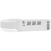 Zebra Z-Band UltraSoft - Kunststoff - permanenter Gummiklebstoff - silberne Beschichtung - 19 x 152 mm 1800 Stck. (6 Rolle(n)