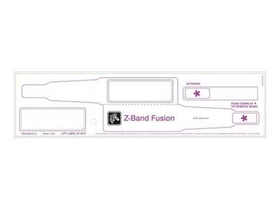 Zebra Z-Band Fusion - Polypropylen (PP) - Klebstoff - weiß - 70 x 22 mm 1000 Stck. (5 Rolle(n)