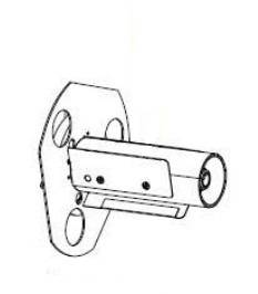 Zebra - Medienzufuhr-Spindel für 40 mm ID-Kerne