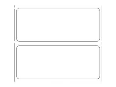 Zebra Z-Perform 1000D - Papier - matt - permanenter Acrylklebstoff - unbeschichtet - weiß - 63.5 x 25.4 mm 2580 Etikett(en) (1 Rolle(n)