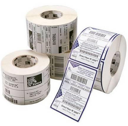 Zebra Z-Perform 1000T - Papier - entfernbarer Klebstoff - unbeschichtet - 38.1 x 25.4 mm 2580 Etikett(en) (1 Rolle(n)