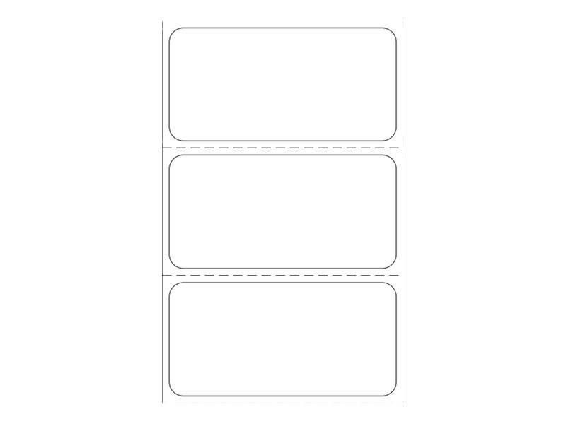 Zebra Z-Perform 1000D - Papier - permanenter Acrylklebstoff - unbeschichtet - 76.2 x 50.8 mm 3840 Etikett(en) (40 Rolle(