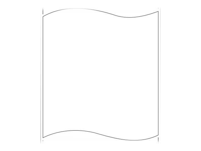 Zebra Z-Perform 1000D - Papier - seidig - permanenter Acrylklebstoff - unbeschichtet - 6,2 mil - weiß - Rolle (8 cm x 74,37 m)