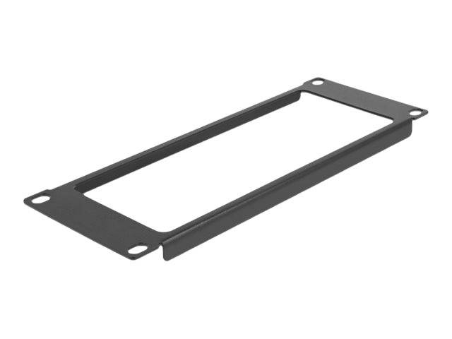 Delock - Blindabdeckung - Schwarz - 2U - 25.4 cm (10")