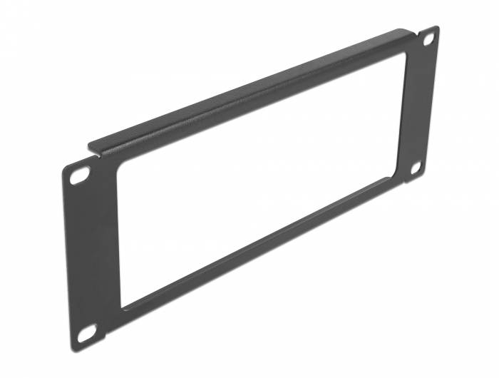 Delock - Blindabdeckung - Schwarz - 2U - 25.4 cm (10")