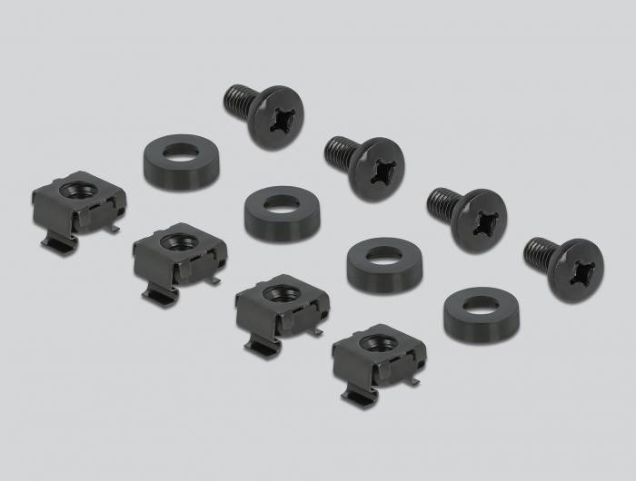 Delock - Blindabdeckung - Schwarz - 2U - 25.4 cm (10")
