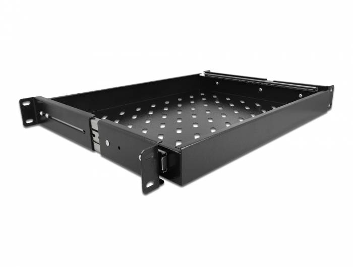 Delock - Rack-Schublade - Schwarz - 1U - 48.3 cm (19")