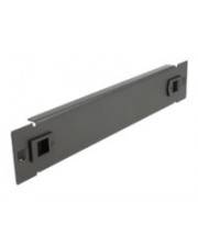 Delock Network Cabinet Blind Cover - Rack-Blindabdeckungsplatte - Schwarz - 1U -