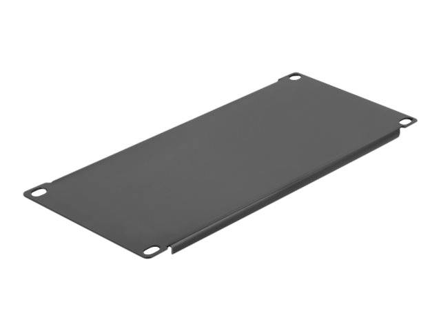 Delock - Rack-Blindabdeckungsplatte - Schwarz - 3U - 25.4 cm (10")