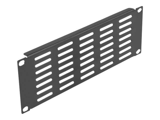 Delock - Halterungs-Belüftungsplatte (horizontal) - Rack montierbar - Schwarz - 2U - 25.4 cm (10")