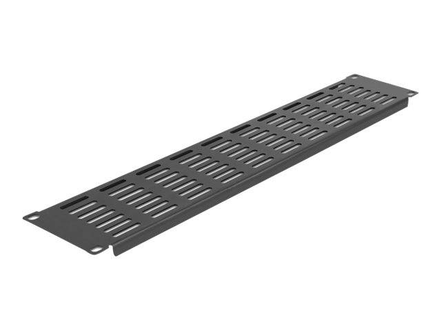 Delock - Rackpaneel - Schwarz - 2U - 48.3 cm (19")