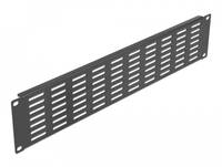 Delock - Rackpaneel - Schwarz - 2U - 48.3 cm (19")