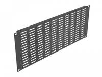 Delock - Rackpaneel (vertikal) - mit Lüftungsschlitzen - Schwarz - 4U - 48.3 cm (19")